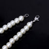 Elegant Ivory White Glass Imitation Freshwater Pearl Necklaces For Women Jewerly