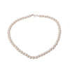 Elegant Ivory White Glass Imitation Freshwater Pearl Necklaces For Women Jewerly