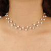 Elegant Pearl Choker Necklace Collar Necklaces Women Wedding Party Clavicle Chain  Necklace Jewelry