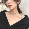 Elegant Pearl Choker Necklace Collar Necklaces Women Wedding Party Clavicle Chain  Necklace Jewelry