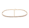 Elegant Rhinestone Chain Choker Necklace For Women Brief Crystal Choker Collar Jewelry Colliers Colar Bijous  Femme