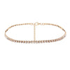 Elegant Rhinestone Chain Choker Necklace For Women Brief Crystal Choker Collar Jewelry Colliers Colar Bijous  Femme