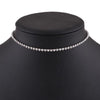 Elegant Rhinestone Chain Choker Necklace For Women Brief Crystal Choker Collar Jewelry Colliers Colar Bijous  Femme