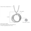 Elegant Silverly Round Big Circles Pendant Long Necklace for Women Simple Layered Chain Big Pendant Necklaces Girl 2022 Jewelry