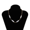 Elegant Simulated Pearl Necklace For Women Geometric White Pearl Gold Color Clavicle Chain Choker Neckalces Jewelry