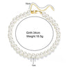 Elegant Vintage White Imitation Pearl Choker Necklace For Women Big Round Pearls Beaded Wedding Necklace Charm Jewelry