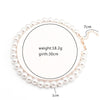 Elegant White Imitation Pearl Choker Necklace Big Round Pearl Wedding Necklace for Women Charm  Jewelry