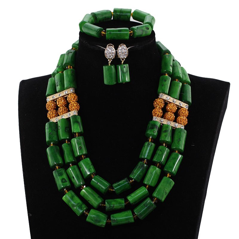 Elegant Women Coral Costume Bridal Jewelry Set 26 inches Real Coral Beads Necklace Set for African Traditional Wedding CNR164