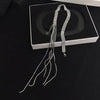 Elegant indifference Tassels Long Full Rhinestone Necklace Neck chain Women Bow tie Geometry Clavicle chain Gift