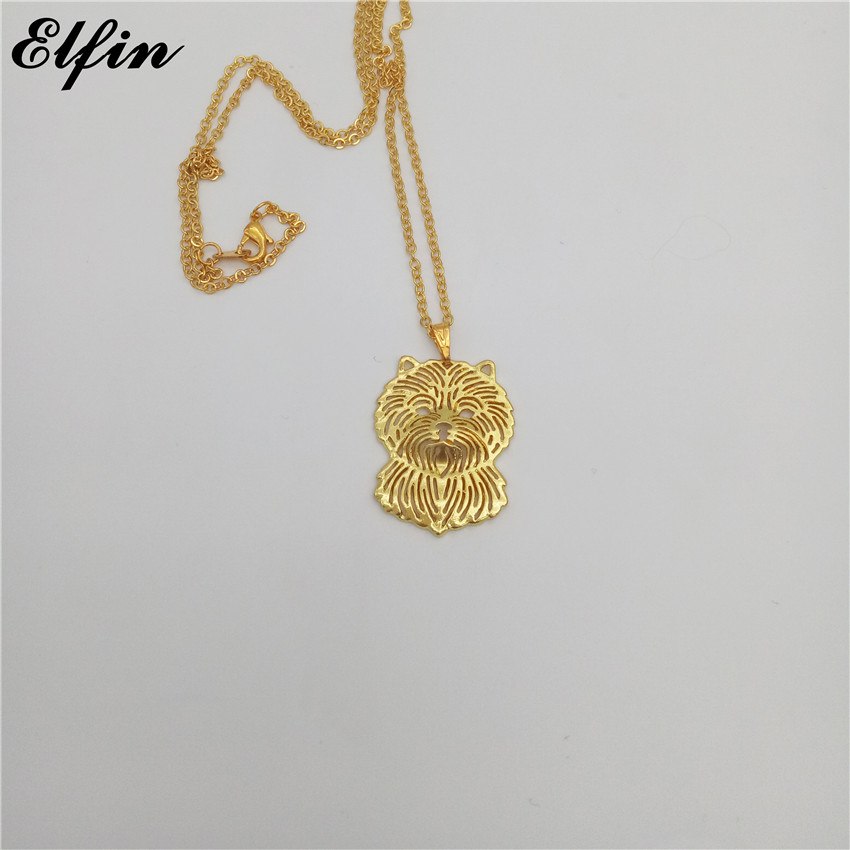 2020 Trendy Cairn Terrier Necklace Gold Color Silver Color Dog Jewellery Pendant Necklace Women steampunk