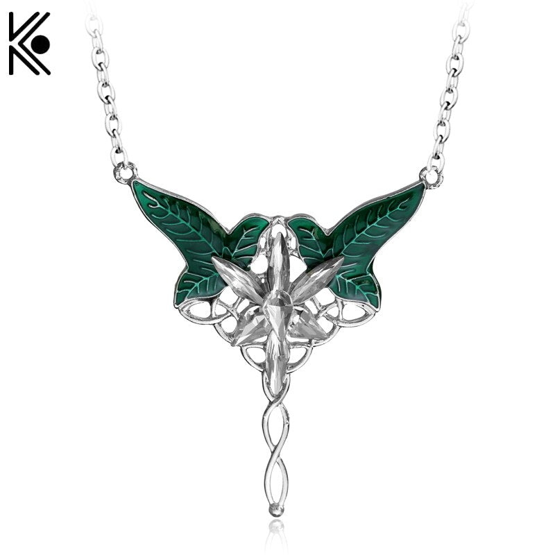 Elven Leaf Combined Necklace movie the leaf LOTR Charm Women Pendant Necklace statement necklace jewelry