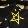 Embroidered Star Necklace Vest Blouse Fake Collar color embroidery necklace vest shirt fake collar