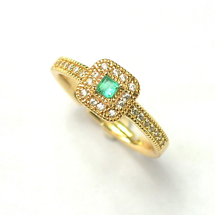 Emerald Ring Solid 925 Sterling Silver Romantic Classic Ring Brincos Wholesale Promotion