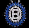 Emmaya Charm Pendant Design Letter B Zircon Necklace for Women  Crystal Jewelry Gift