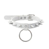 Emo Spike Choker Cool Punk  Black Faux Leather Collar For Girls  Chocker Goth Necklace Gothic Accessories