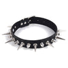 Emo Spike Choker Punk Collar Goth Necklace Vegan Leather Belt Chocker  Accessories Harajuku Gothic  Jewelry Halloween