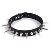 Emo Spike Choker Punk Collar Goth Necklace Vegan Leather Belt Chocker  Accessories Harajuku Gothic  Jewelry Halloween