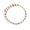 Enamel Blue Evil Eye Necklace For Women Stainless Steel Gold Color Necklaces 2023 Trend Couple Aesthetic Jewelry collares mujer