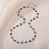 Enamel Blue Evil Eye Necklace For Women Stainless Steel Gold Color Necklaces 2023 Trend Couple Aesthetic Jewelry collares mujer