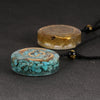 Energy 7 Chakra Orgonite Pendant Necklace Natural Chip Stone Round Orgone Necklaces Yoga Reiki Healing Jewelry For Men Women