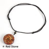 Energy 7 Chakra Orgonite Pendant Necklace Natural Chip Stone Round Orgone Necklaces Yoga Reiki Healing Jewelry For Men Women