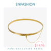 EnSafety Chain Chokers Necklaces Pendants Gold Color Necklace Stainless Steel Choker Necklace For Women Jewelry Collier