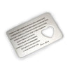 Engraved   Card For Wallet  I love You Mom Mother's Day Gift Stainless Steel  85*54MM