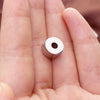 Engraved On Cylinder Beads  Stainless Steel 15pcs/lot DIY Accessories For Keychains Bracelets Necklaces Metal Steel Beads