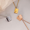 Envelope Locket Necklace Love you Secret Message Pendant