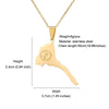 Eritrea Map & Flag Pendant and Thin Necklaces for Women/Girl Silver Color/Gold Stainless steel African Eritrean Party Jewelry