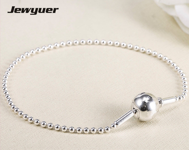 Essence style Bracelets For Women 925 Sterling Silver bangles Fit small hole Essence Charms Beads DIY fine jewelry EYL004