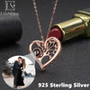 EthShine Custom Projection Photo Necklace Personalized Pet Photo Pendant Projection Chain Women Memorial Christmas Jewelry Gifts
