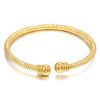 Christmas Gift Small Bangle for Girls/Baby Gold Color Charm Beads Bracelet Small Bell/Heart Jewelry Child Party Gifts B65