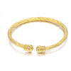 Christmas Gift Small Bangle for Girls/Baby Gold Color Charm Beads Bracelet Small Bell/Heart Jewelry Child Party Gifts B65