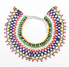 Ethnic African Boho Multicolor Beaded Pendant & Necklaces For Women Statement Collar Necklace Egypt Tribal Jewelry Handmade