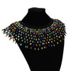 Ethnic African Boho Multicolor Beaded Pendant & Necklaces For Women Statement Collar Necklace Egypt Tribal Jewelry Handmade