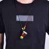 Ethnic African Drum Pendant Necklace Classic Mini Tambourine Kids Necklace Jewelry Gifts Decoration