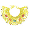 Ethnic Bohemian Big Tribal Statement Bib Full Resin Beads Necklace Female Collar Shoulder Chain Women collares African Jewelry