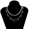 Ethnic Bohemian Multilayer Snake Chain Choker Necklaces For Women Colorful Beaded Star Moon Pendant Necklace Jewelry