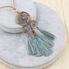 Ethnic Cotton Thread Tassel Necklace Bohemian Round Twist Pendant Beautiful Original Gifts For Women Aesthetic Clothes