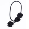 Ethnic Flowers Statement Necklace Women Black Fabric Flower Handmade Pendant Necklace Body Jewelry Aesthetic Clothes Accessories