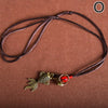 Ethnic Necklace for Women Long Rope Chain Vintage Charm Choker Gothic Sweater Chain Jewelry 2021 Chains On The Neck Female