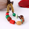 Ethnic Style Thai Wax Line Nepal Bead Bodhi Ceramic Short Necklace Retro Ladies Simple Wild Clavicle Chain