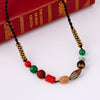 Ethnic Style Thai Wax Line Nepal Bead Bodhi Ceramic Short Necklace Retro Ladies Simple Wild Clavicle Chain