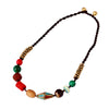 Ethnic Style Thai Wax Line Nepal Bead Bodhi Ceramic Short Necklace Retro Ladies Simple Wild Clavicle Chain