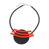 Ethnic Women Neck Chain Handmade Big Round Pendant Large Necklace 2021 Trend Minimalist Jewelry Body Accessories Red Necklace