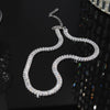 Europe America Jewelry  Full Square Zircon Earrings Necklace Bracelet Elegant Women Wedding Party Accessories