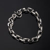 Europe, America, Japan, South Korea, Thai silver, personality, wild and simple, men's and women's bracelet  .
