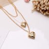 Europe and America Love Heart Pendants Chokers Personality Multilayer Necklaces For Women Heart Shape Vintage Bohemian Jewelry