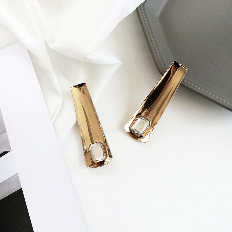 Europe and the United States jewelry simple geometric square earrings fashion punk female jewelry gifts